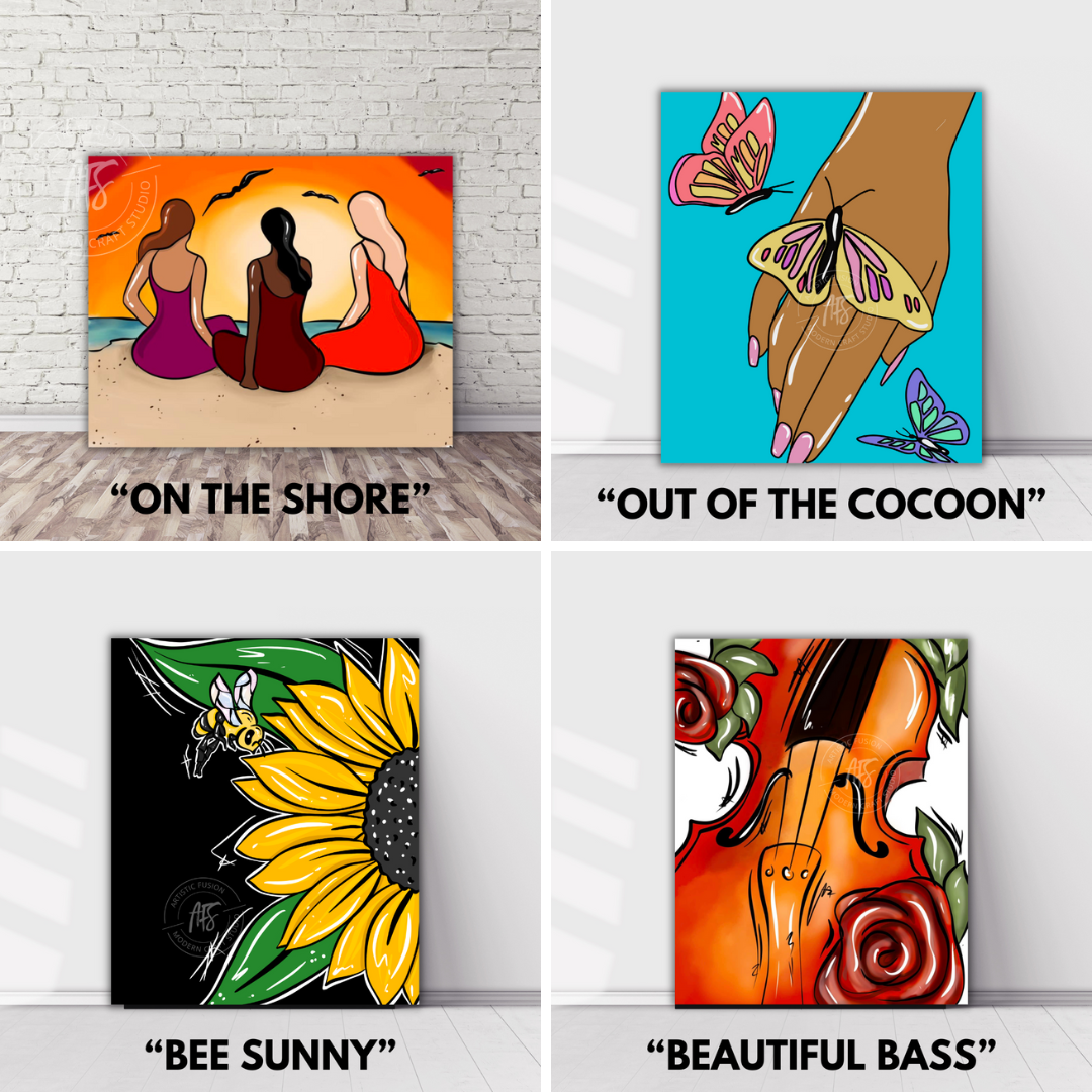 CANVAS PAINTING SESSION #5 - In Studio
