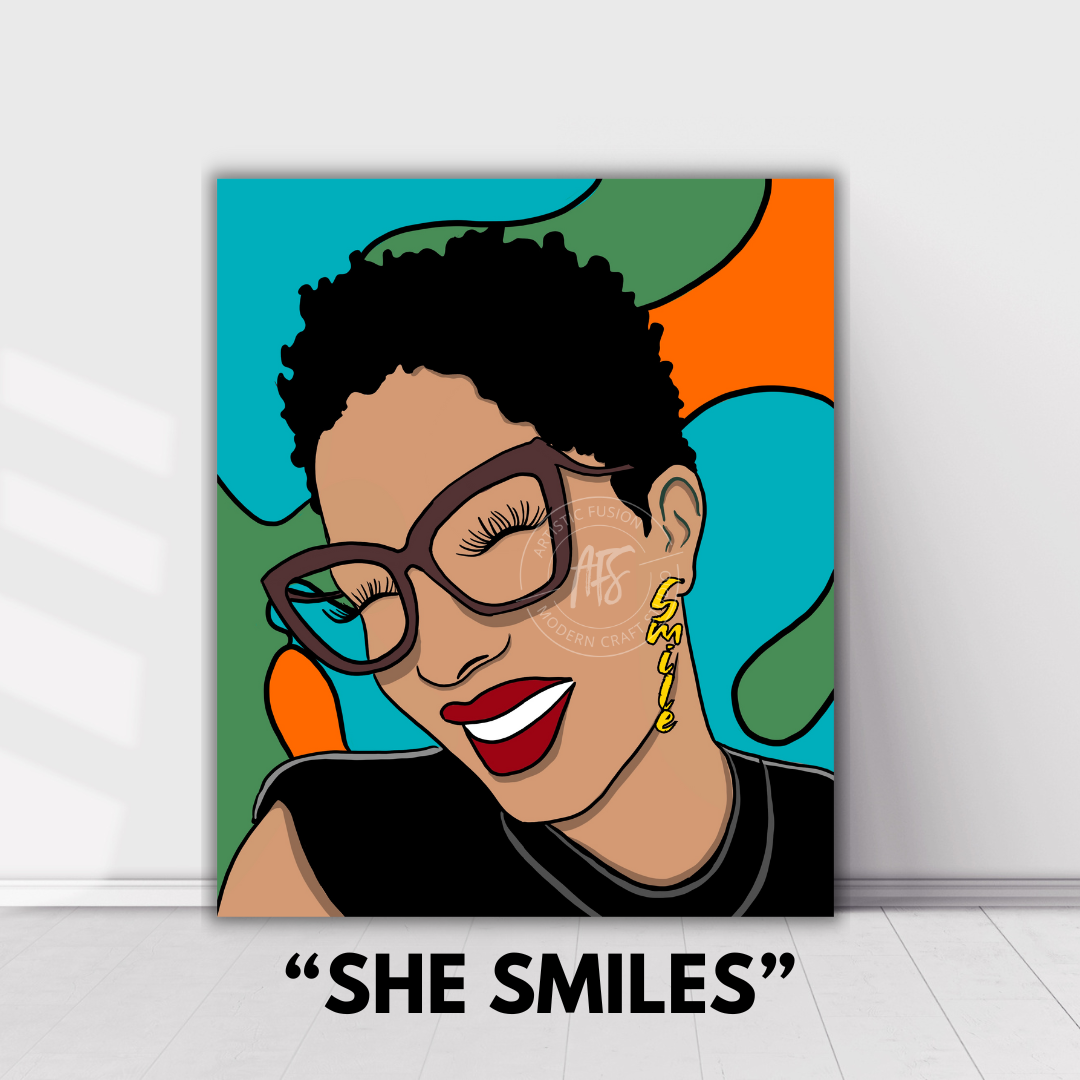 PAINT YOUR PICASSO PAINT KIT - She Smiles