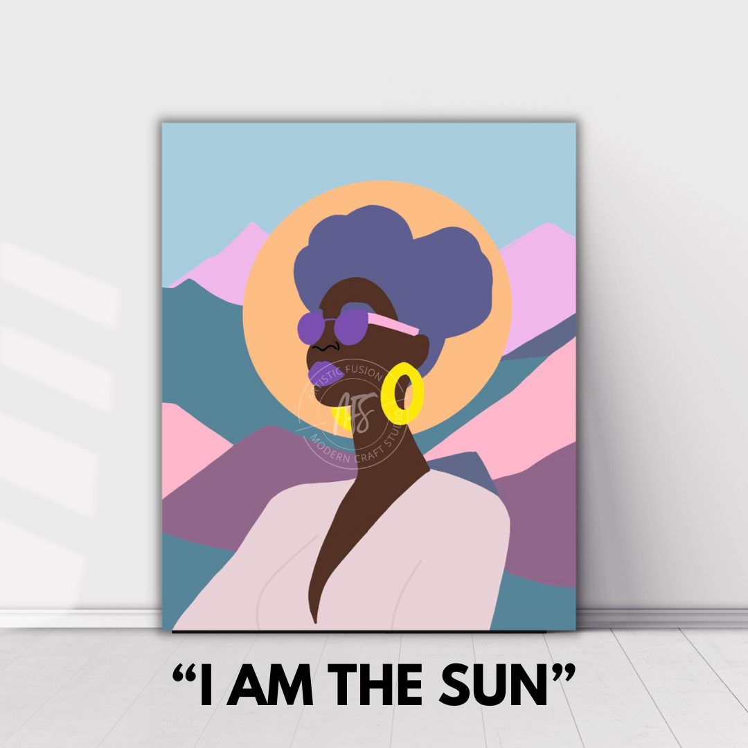 PAINT YOUR PICASSO PAINT KIT - I Am the Sun