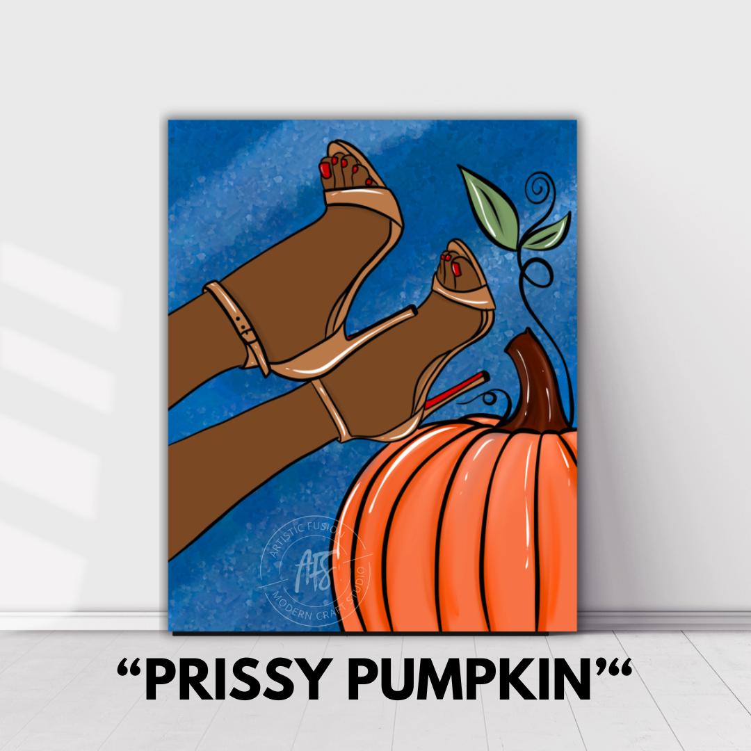 PAINT YOUR PICASSO PAINT KIT - Prissy Pumpkin
