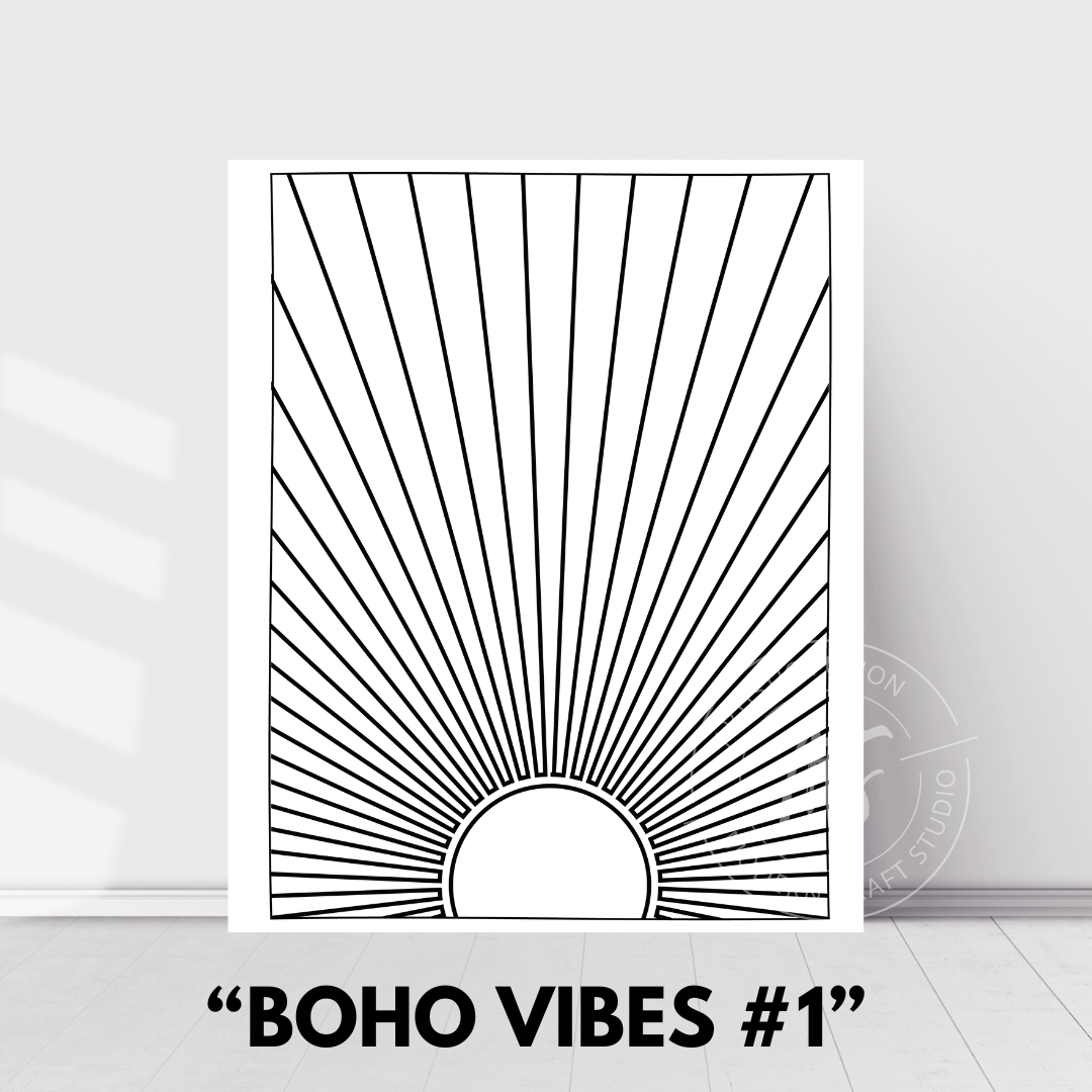 PAINT YOUR PICASSO PAINT KIT - Boho Vibes #1