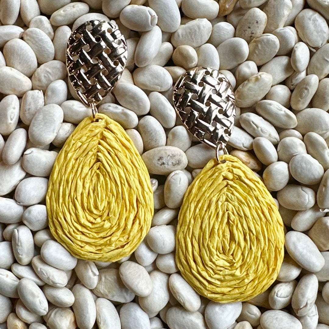 Bali Earrings - Yellow/Gold