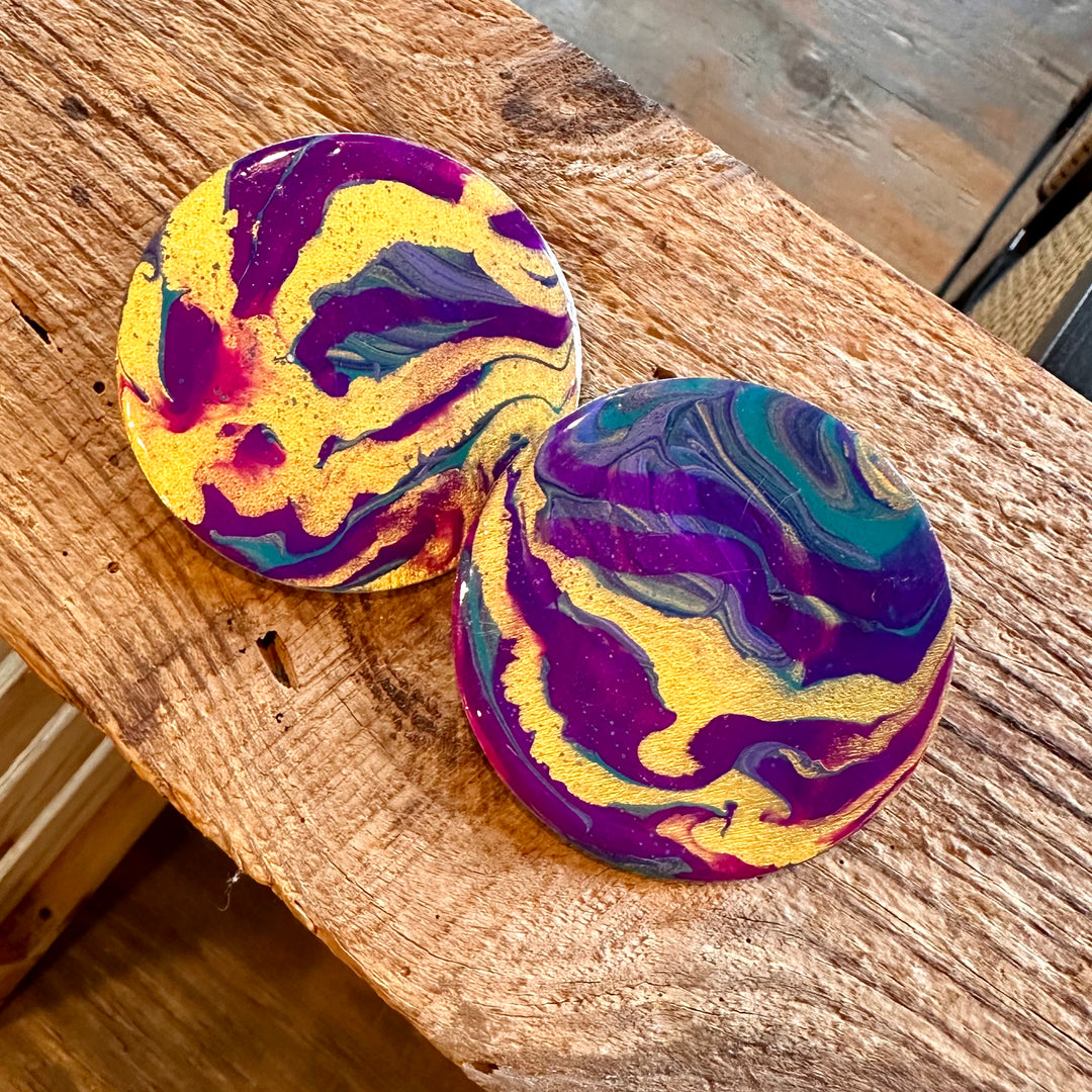 Marley -Purple, Blue and Gold