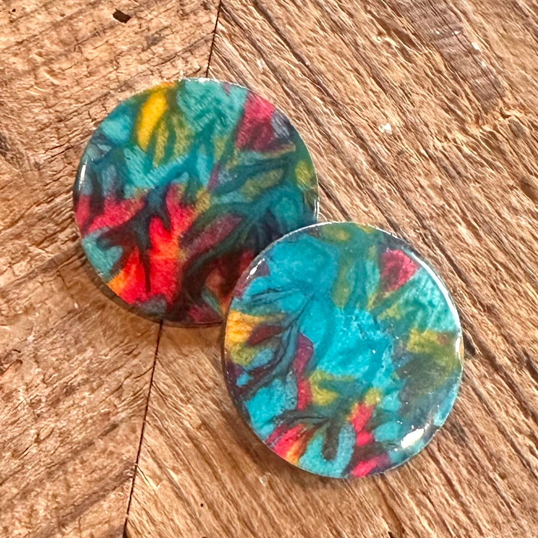 Marley - Teal, Red, Yellow
