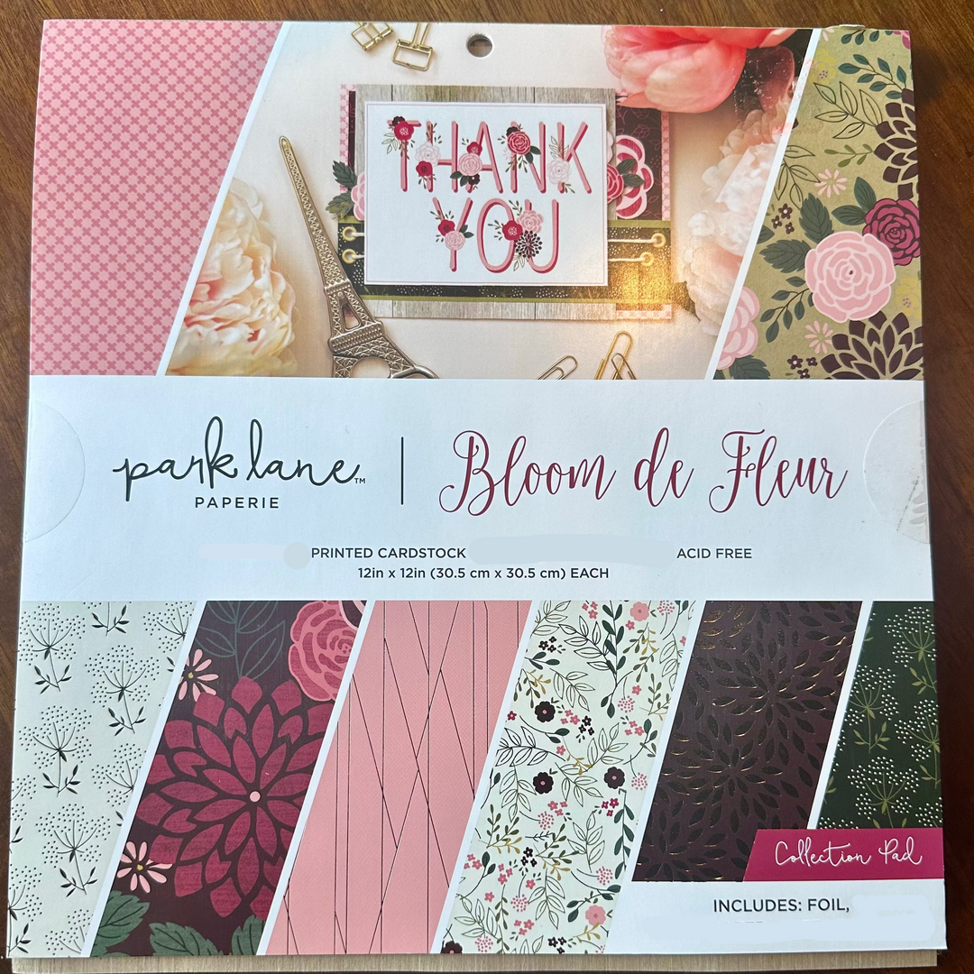 Parklane 12"x12" Cardstock Pack "Bloom de Fleur"