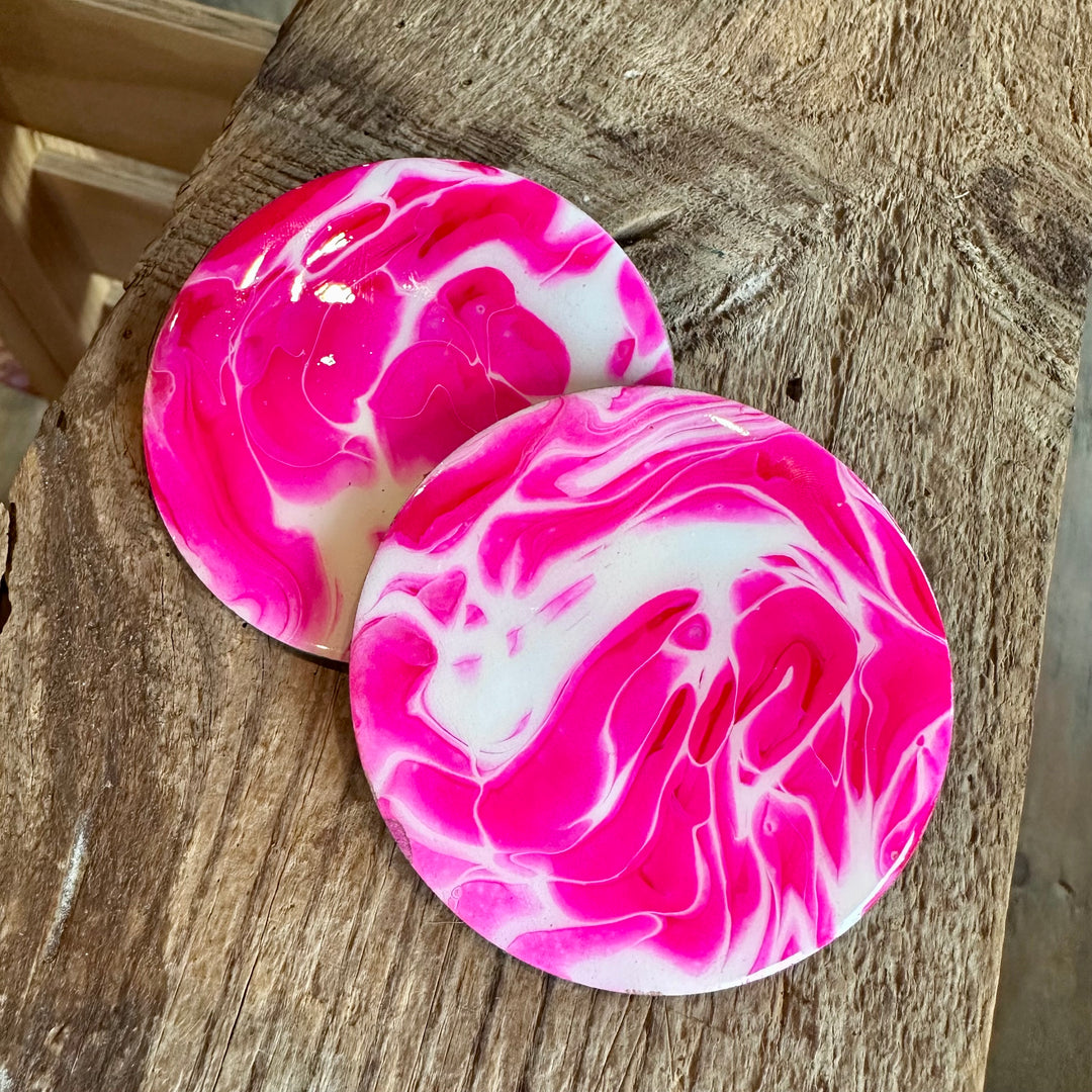 Marley - Fuchsia + White