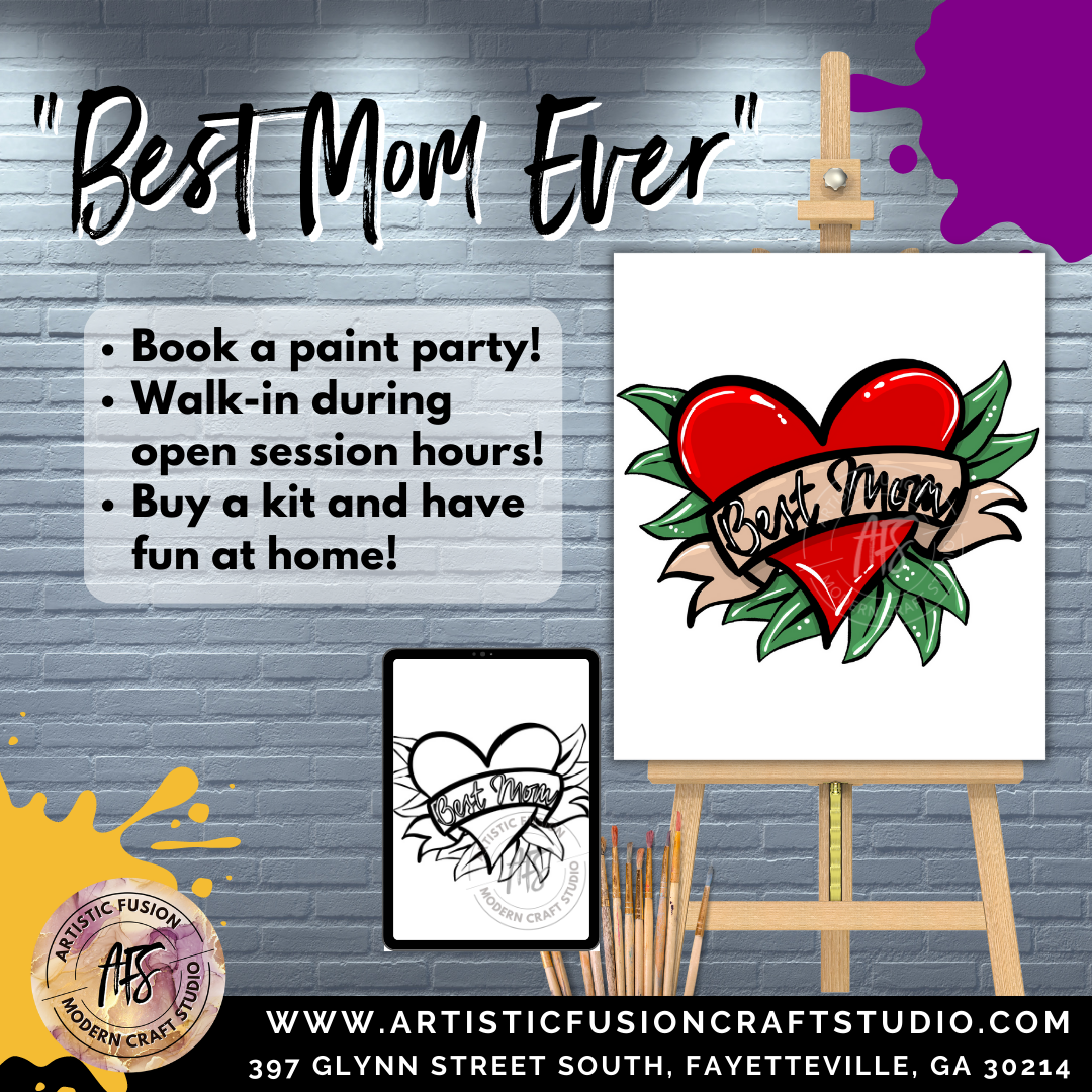 'BEST MOM' Paint Kit