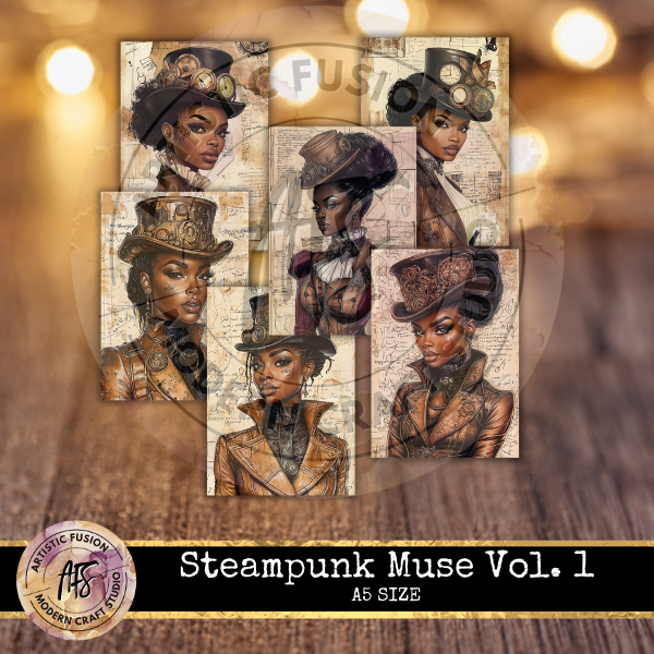 Steampunk Muse Vol. 1 – A5 Planner Dividers