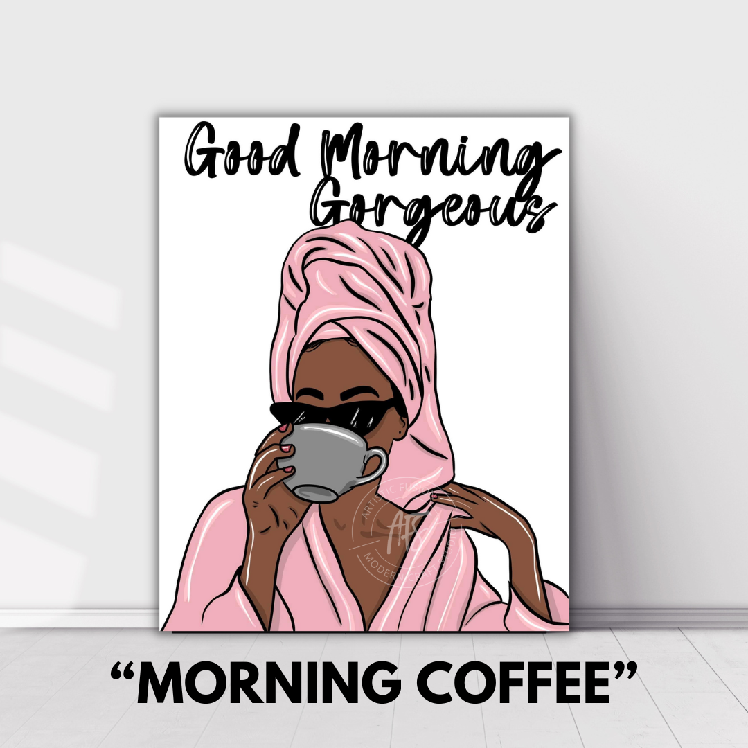 GRAB N' GO GRAB N' GO CANVAS PAINT KIT - Morning Coffee