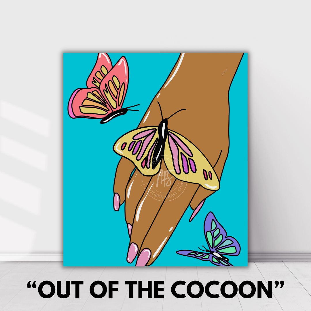 GRAB N' GO CANVAS PAINT KIT - Out of the Cocoon