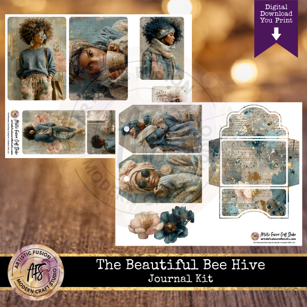 Gilded Winter Journal Kit