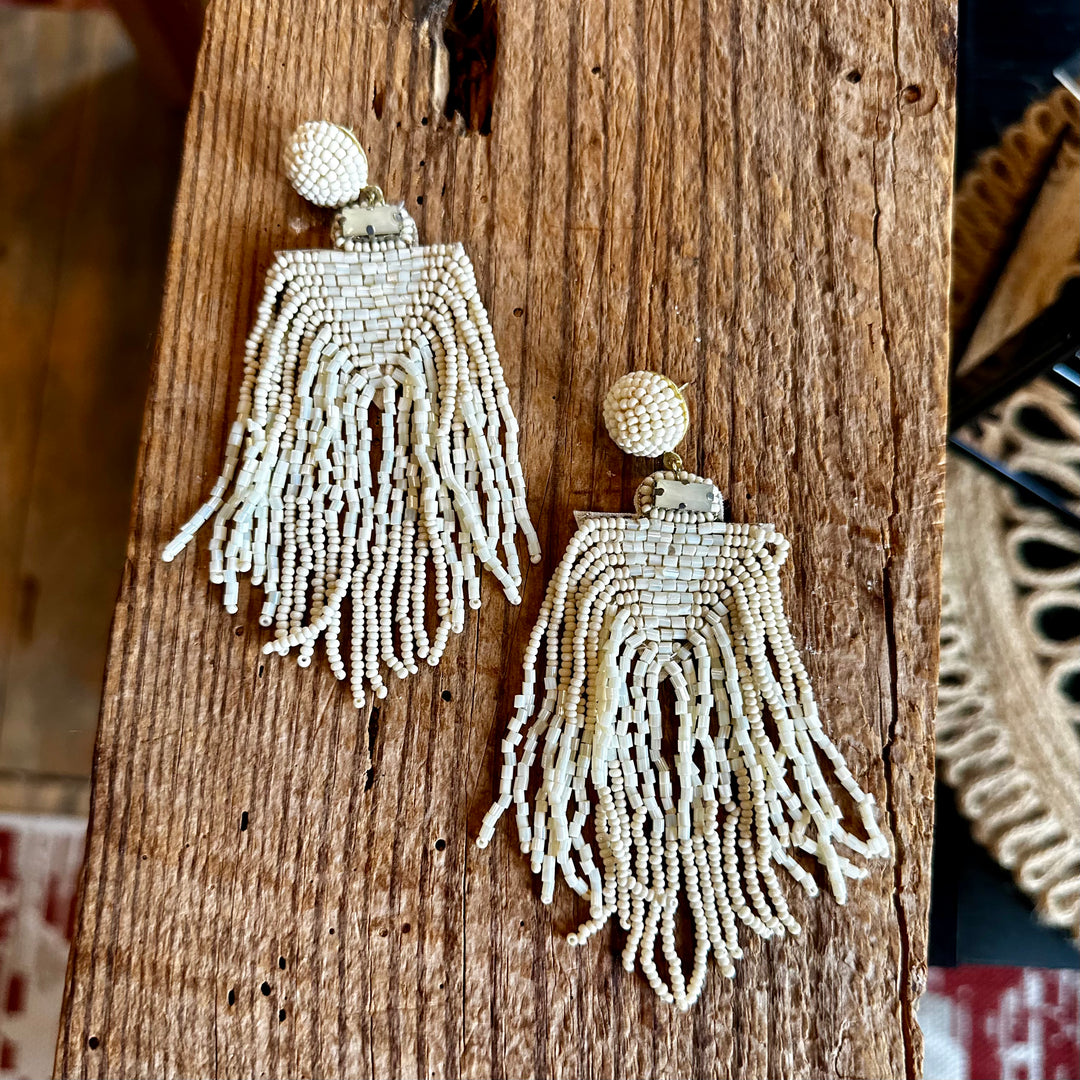 Tulum Earrings - Ivory