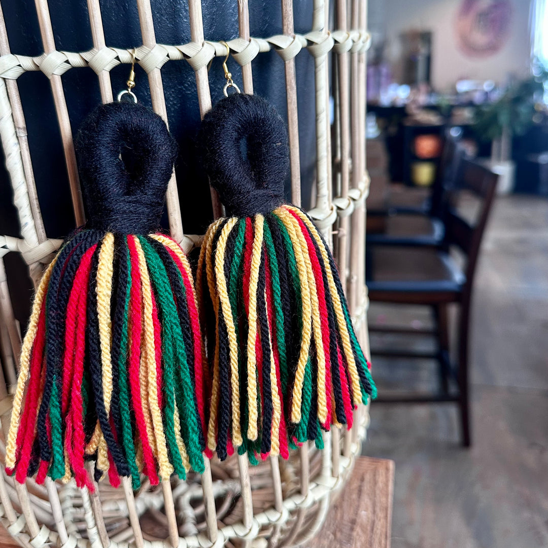 'Kali' Heritage Yarn Earrings