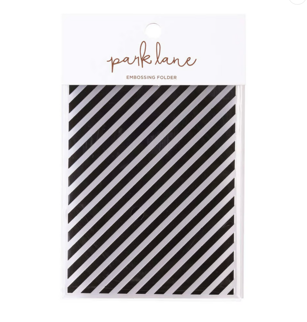 Diagonal Strip Embossing Folder