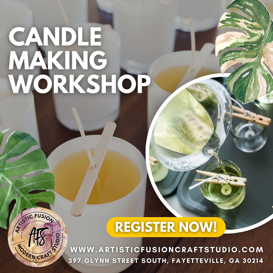 CANDLE MAKING WORKSHOP - October 8th, 2023 @2pm