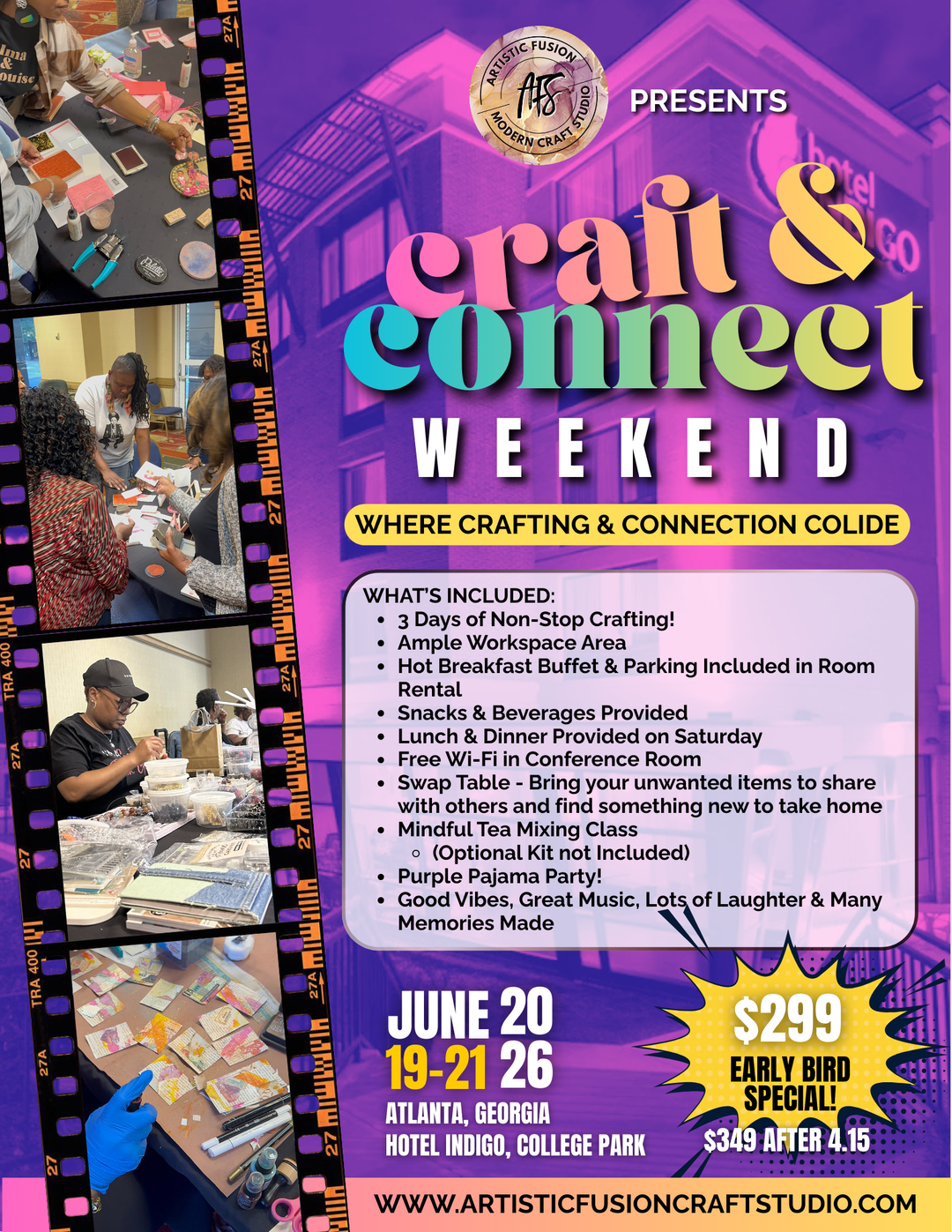 The Craft & Connect Weekend - June 19-21, 2026