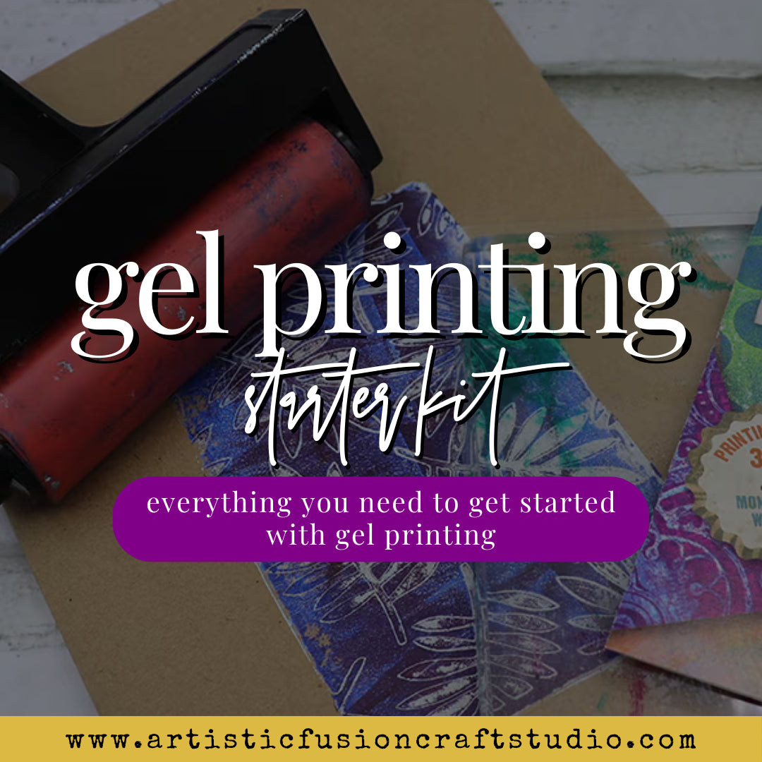 Gel Printing Starter Kit – Artistic Fusion Craft Studio