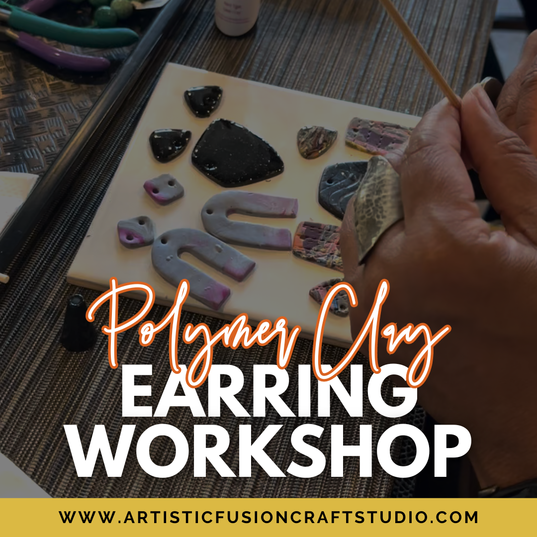 POLYMER CLAY EARRING WORKSHOP 9.14.24 @2PM