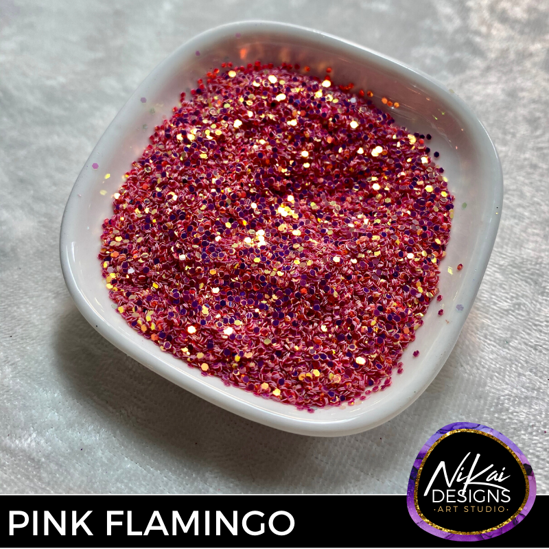 PINK FLAMINGO - NiKai Designs Art Studio Glitter