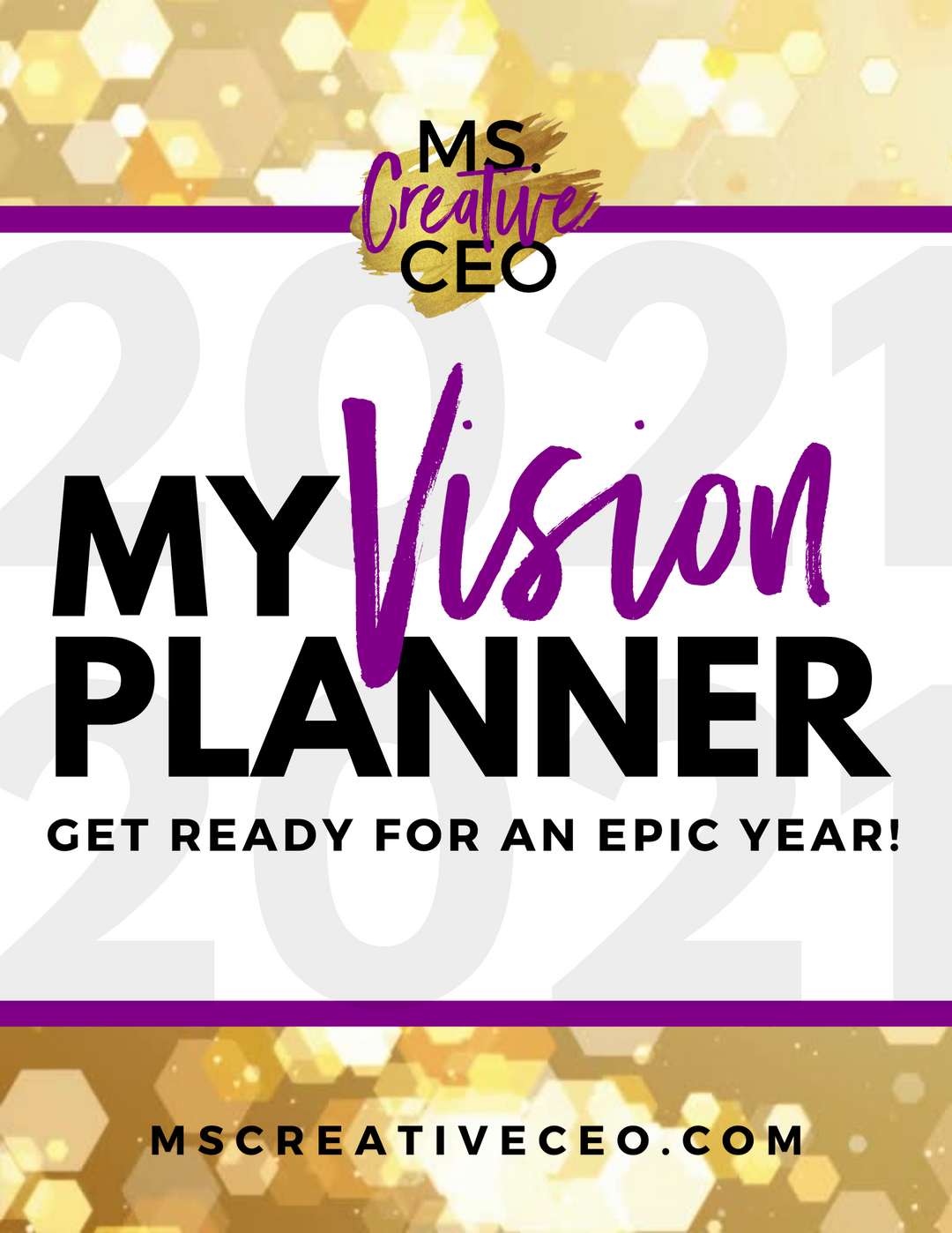 Ms. Creative CEO Vision Board Planner