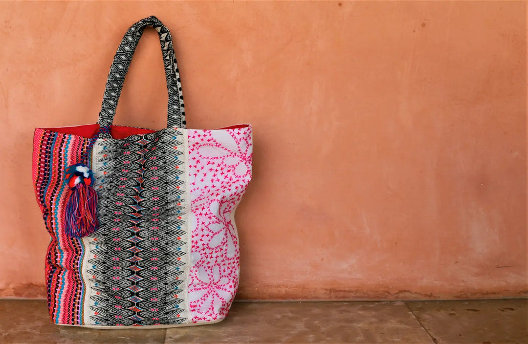 All About Pink Tote with Tassel