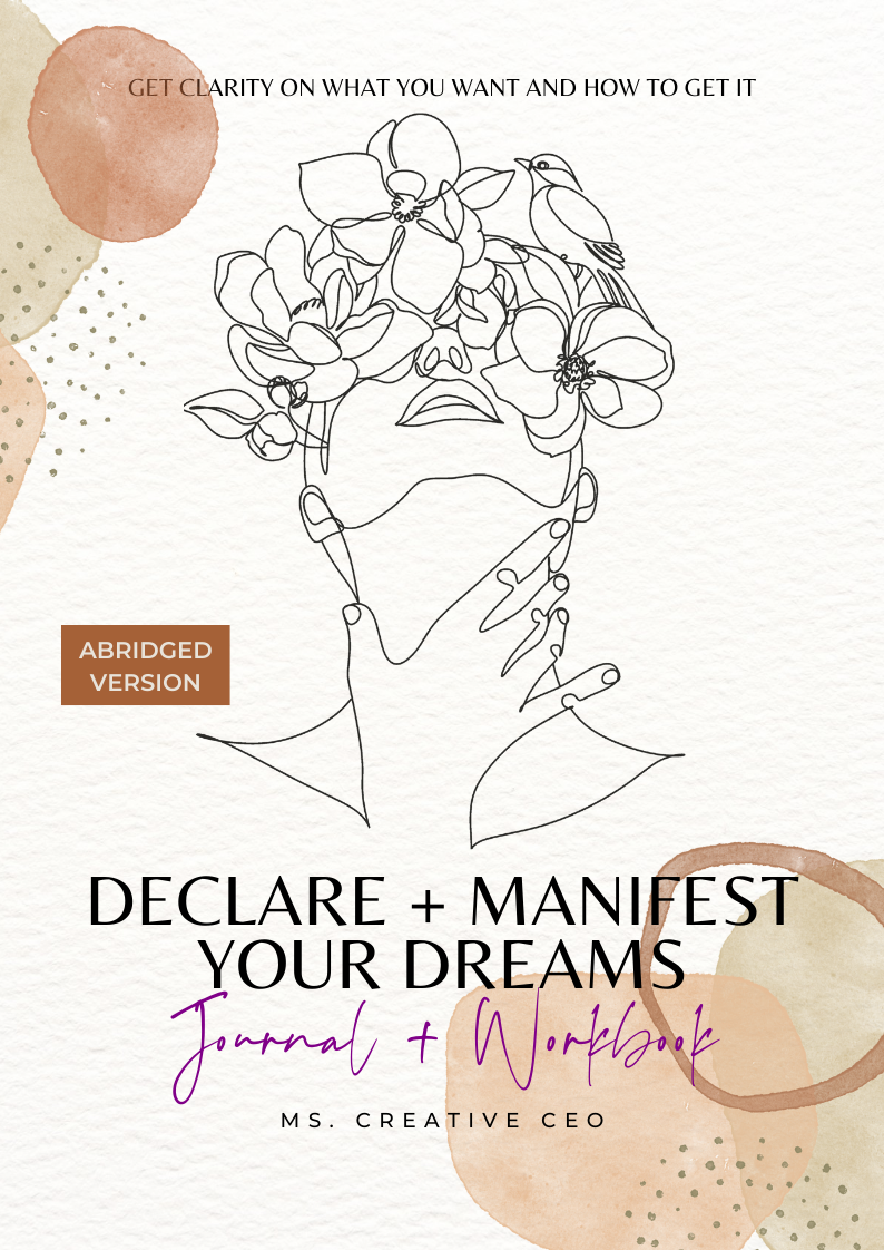 Declare + Manifest Your Dreams Journal + Workbook