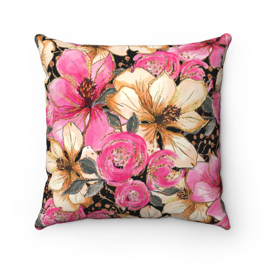 'Glam Garden' Spun Polyester Pillow