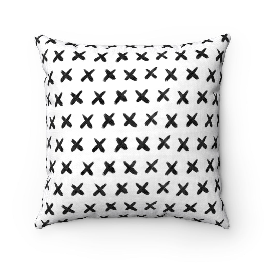 'X's no O's' -  Spun Polyester Pillow